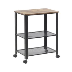 Beliani BOLZANO - Keukentrolley - Zwart - Spaanplaat Best