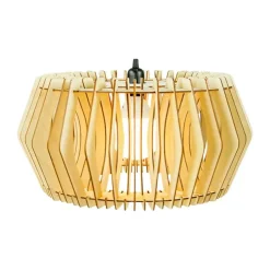 Leen Bakker Bomerango Caeser S houten lampenkap small - Ø 43 cm Outlet