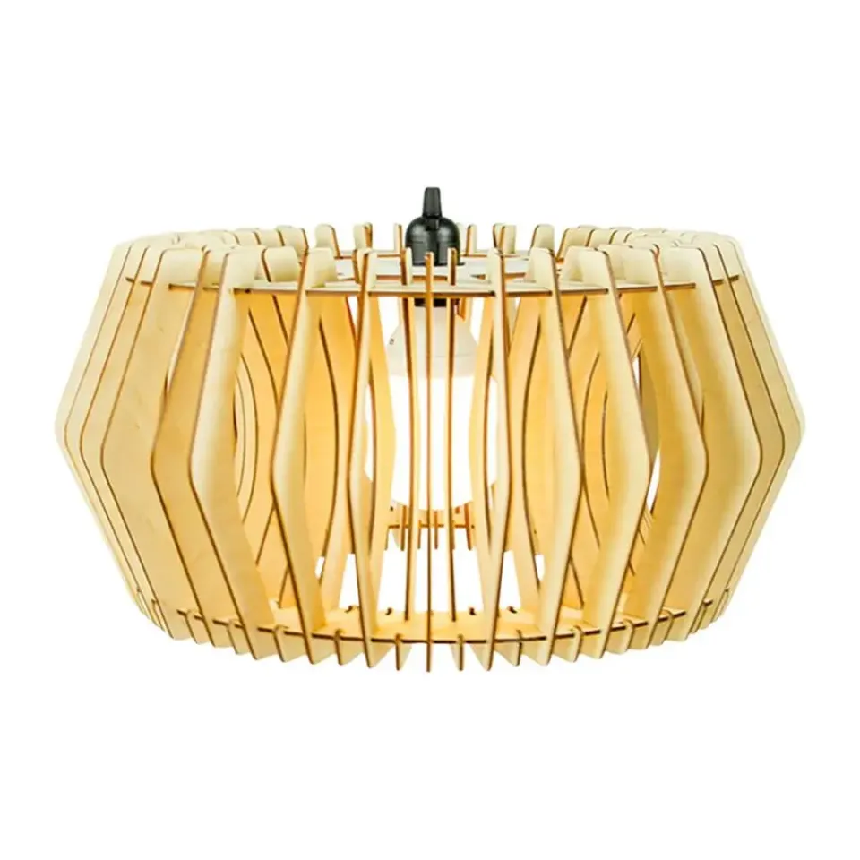 Leen Bakker Bomerango Caeser S houten lampenkap small - Ø 43 cm Outlet