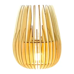 Leen Bakker Bomerango Halley S houten lampenkap small - Ø 25 cm