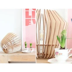 Leen Bakker Bomerango Original M houten lampenkap medium - Ø 37 cm Sale