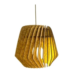 Leen Bakker Bomerango Spin M kurken lampenkap medium - Ø 37 cm New