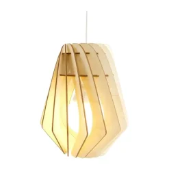 Leen Bakker Bomerango Spin S houten lampenkap small - Ø 25 cm New