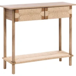 Leen Bakker BONDI - Sidetable - Lichtbruin - Spaanplaat/Papierkoord Hot