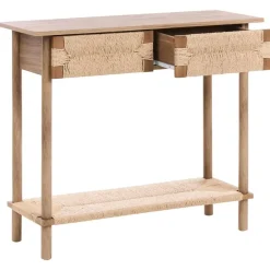 Leen Bakker BONDI - Sidetable - Lichtbruin - Spaanplaat/Papierkoord Hot