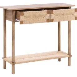 Leen Bakker BONDI - Sidetable - Lichtbruin - Spaanplaat/Papierkoord Hot