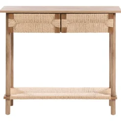 Leen Bakker BONDI - Sidetable - Lichtbruin - Spaanplaat/Papierkoord Hot