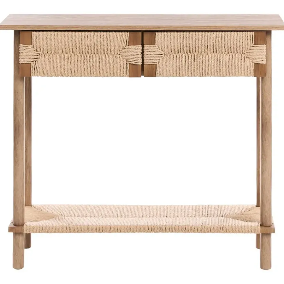 Leen Bakker BONDI - Sidetable - Lichtbruin - Spaanplaat/Papierkoord Hot