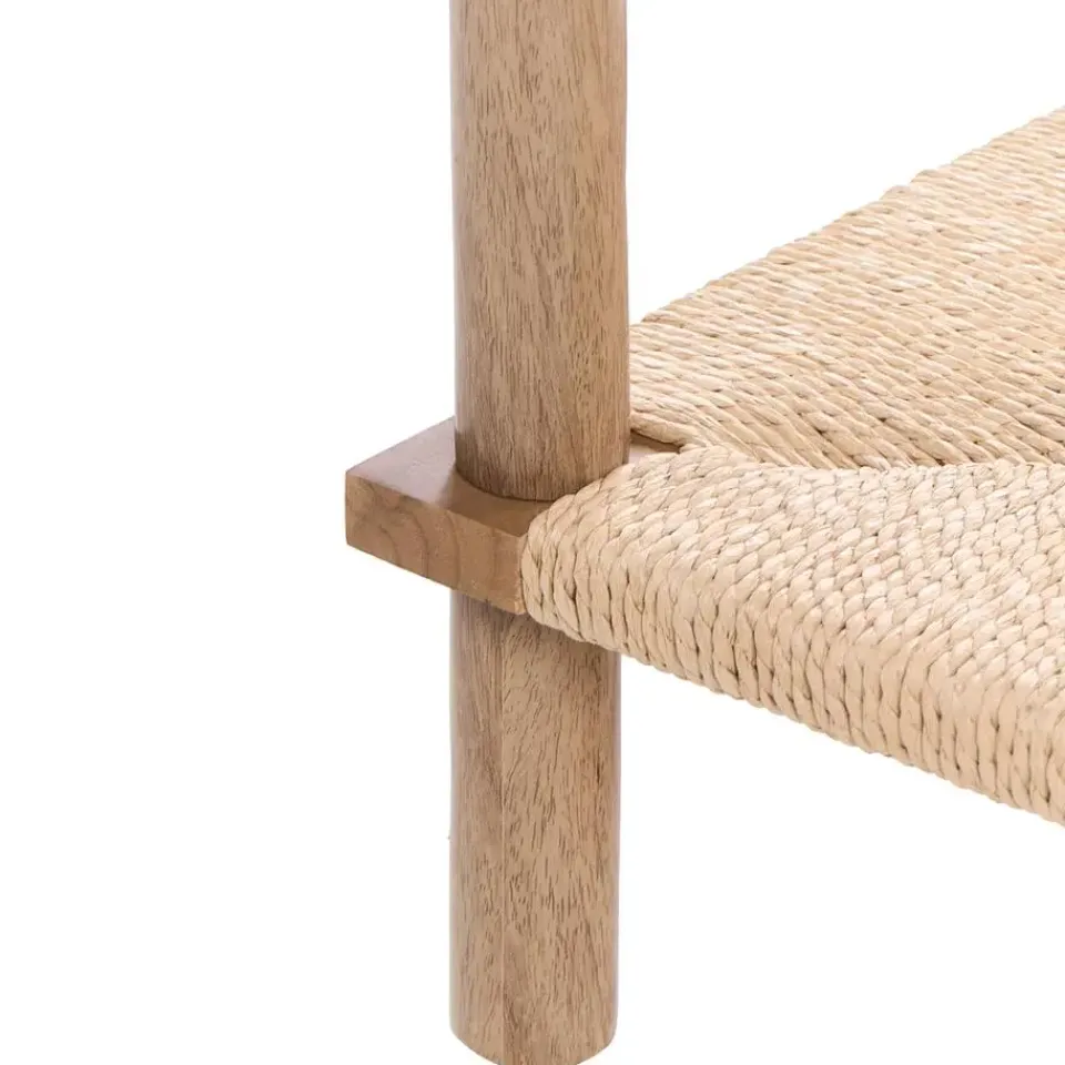 Leen Bakker BONDI - Sidetable - Lichtbruin - Spaanplaat/Papierkoord Hot