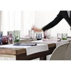 Bormioli Rocco Diamond waterglas - 39 cl - Blauw - Set-6 New