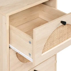 Leen Bakker BOTWOOD - Ladekast 4 lades - Lichtbruin - Vezelplaat Sale