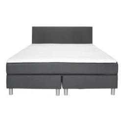 Leen Bakker Boxcombinatie Alta 5-delig - donkergrijs - 140x200cm