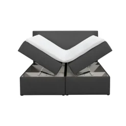 Leen Bakker Boxcombinatie met opbergruimte Orebro 6-delig - antraciet - 180x200 cm New