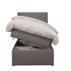 Leen Bakker Boxcombinatie met opbergruimte Orebro 4-delig - taupe - 90x200 cm Sale