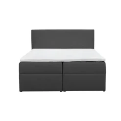 Leen Bakker Boxcombinatie met opbergruimte Orebro 6-delig - antraciet - 140x200 cm Discount