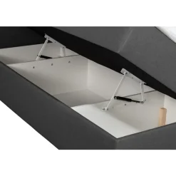 Leen Bakker Boxcombinatie met opbergruimte Orebro 6-delig - antraciet - 140x200 cm Discount