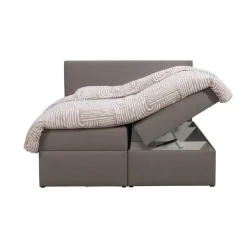 Leen Bakker Boxcombinatie met opbergruimte Orebro 6-delig - taupe - 140x200 cm Discount
