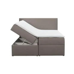 Leen Bakker Boxcombinatie met opbergruimte Orebro 6-delig - taupe - 140x200 cm Discount