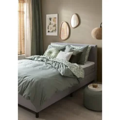 Leen Bakker Boxcombinatie Varberg 5-delig - grijs - 160x200 cm Online