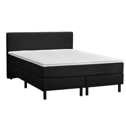 Leen Bakker Boxcombinatie Varberg 5-delig - zwart - 180x200 cm Discount