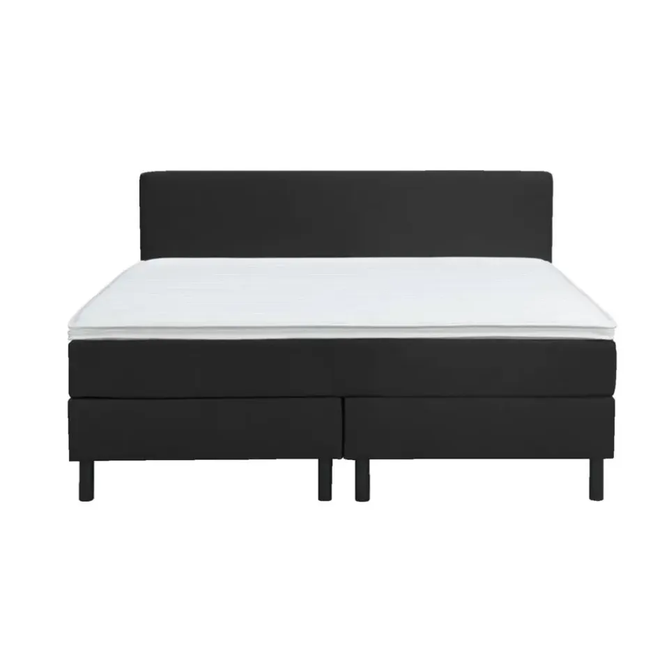 Leen Bakker Boxcombinatie Varberg 5-delig - zwart - 180x200 cm Discount