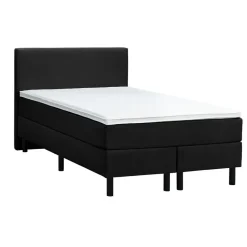 Leen Bakker Boxcombinatie Varberg 5-delig - zwart - 120x200 cm