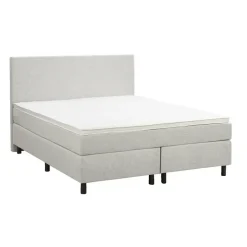 Leen Bakker Boxspring Liv egaal - ecru - 140x200 cm - ronde poot Sale