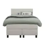 Leen Bakker Boxspring Liv egaal - ecru - 120x200 cm - vierkante poot New