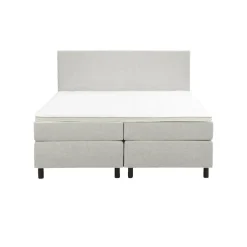 Leen Bakker Boxspring Liv egaal - ecru - 180x200 cm - ronde poot Outlet