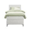 Leen Bakker Boxspring Liv egaal - ecru - 90x200 cm - slanke poot Hot