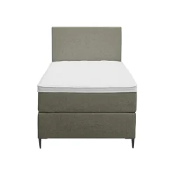 Leen Bakker Boxspring Liv egaal - groen - 90x200 cm - slanke poot Hot