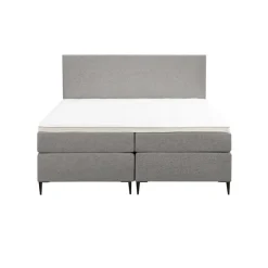 Leen Bakker Boxspring Liv egaal - lichtgrijs - 180x200 cm - slanke poot Best