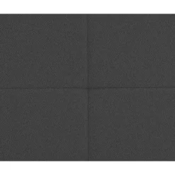 Leen Bakker Boxspring Liv geblokt - antraciet - 120x200 cm - slanke poot Outlet