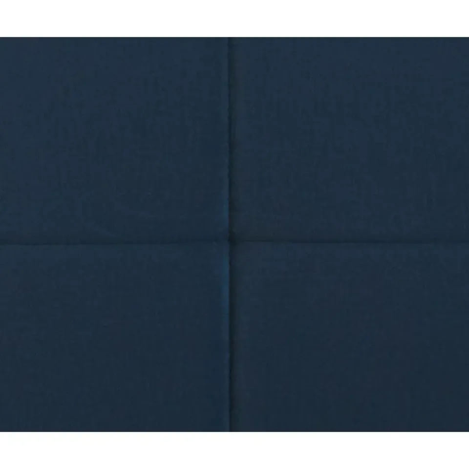 Leen Bakker Boxspring Liv geblokt - blauw - 120x200 cm - ronde poot Online
