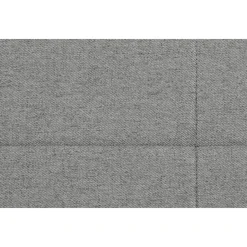 Leen Bakker Boxspring Liv geblokt - lichtgrijs - 90x200 cm - vierkante poot