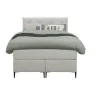 Leen Bakker Boxspring Liv geruit - ecru - 120x200 cm - slanke poot Hot