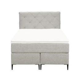 Leen Bakker Boxspring Liv geruit - ecru - 120x200 cm - slanke poot Hot