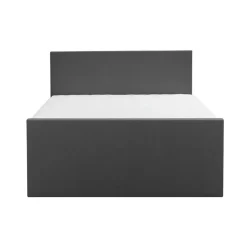 Leen Bakker Boxspring met voetbord Liv egaal - antraciet - 180x200 cm - vierkante poot Sale