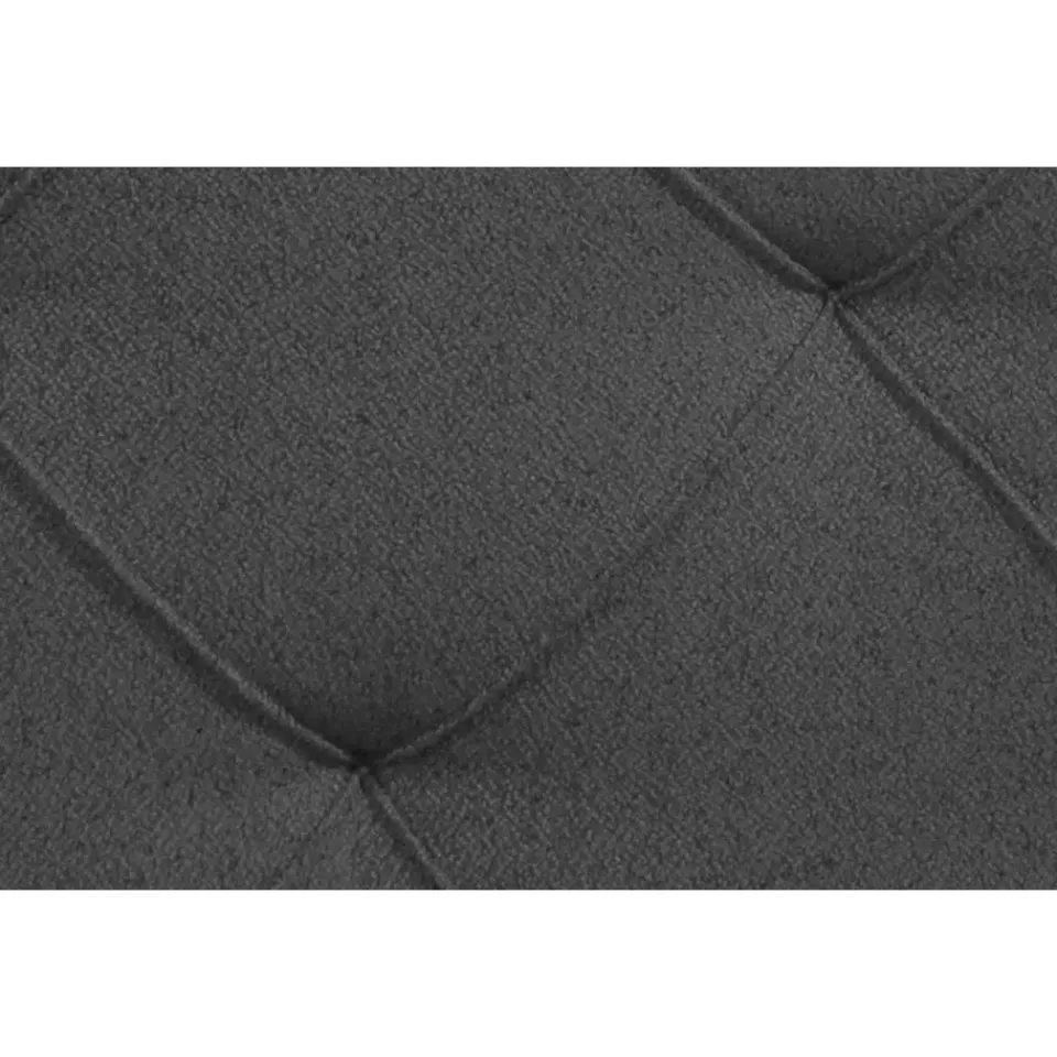 Leen Bakker Boxspring met voetbord Liv geruit - antraciet - 180x200 cm - vierkante poot Clearance