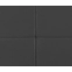 Leen Bakker Boxspring met voetbord Liv geblokt - grijs - 120x200 cm - ronde poot Sale