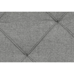 Leen Bakker Boxspring met voetbord Liv geruit - lichtgrijs - 160x200 cm - ronde poot Sale