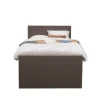 Leen Bakker Boxspring met voetbord Liv egaal - donkerbruin - 120x200 cm - slanke poot Hot