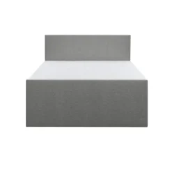 Leen Bakker Boxspring met voetbord Liv egaal - lichtgrijs - 160x200 cm - vierkante poot Online