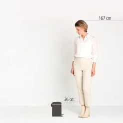 Brabantia Pedaalemmer NewIcon - 3L - Platinum Clearance