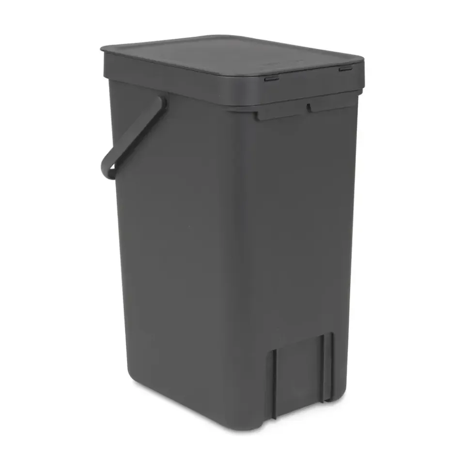 Brabantia Sort & Go Afvalemmer - 16L - Grijs Discount