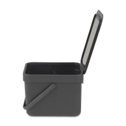 Brabantia Sort & Go Afvalemmer - 6L - Grijs Best