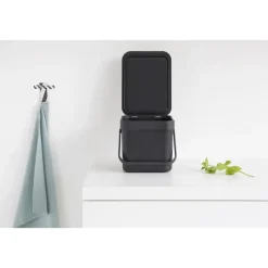 Brabantia Sort & Go Afvalemmer - 6L - Grijs Best