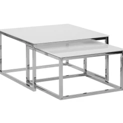 Beliani BREA - Salontafel - Wit - Veiligheidsglas Hot