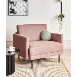 Beliani BREDA - Fauteuil - Roze - Polyester Outlet
