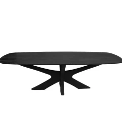 Brix - Eetkamertafel Montreaux - Zwart - Mangohout - 220 cm Discount